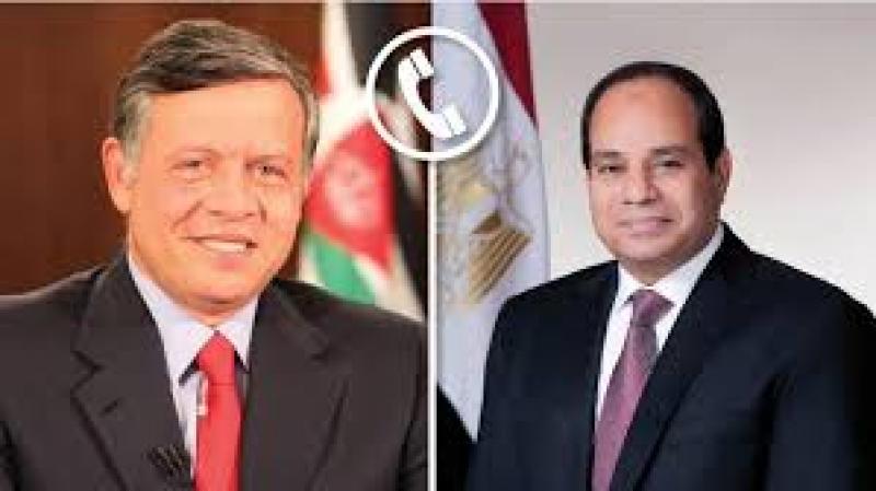 الرئيس السيسي وملك الأردن
