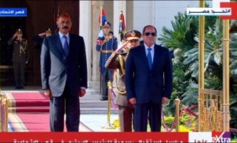 الرئيسان السيسى وافورقى