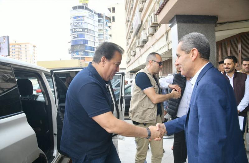 الدكتور طارق رحمي يستقبل وزير الصحة