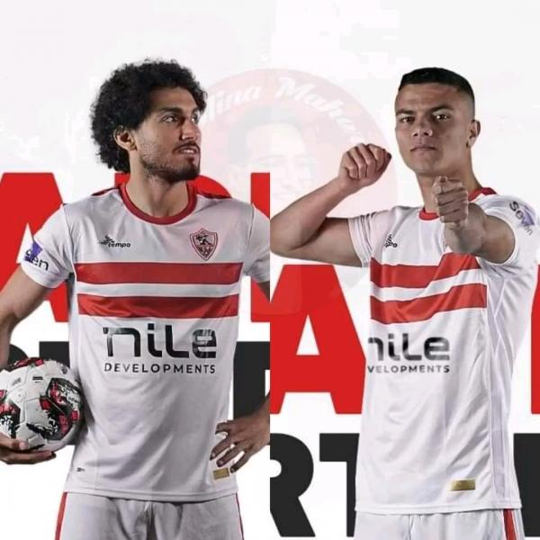 احمد حمدى ومحمد شحاتة نجمى الزمالك 