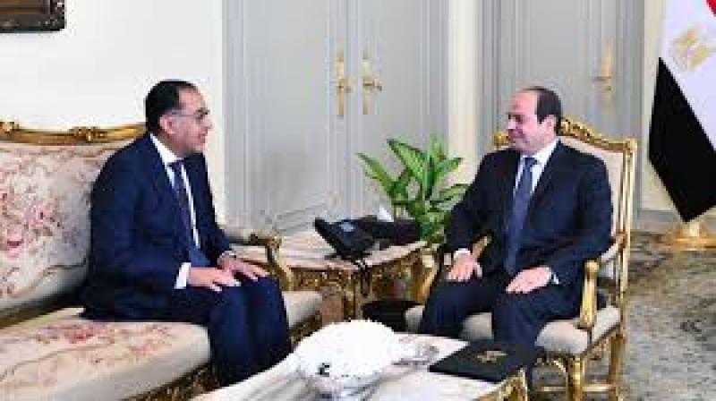 الرئيس السيسي ومدبولى 