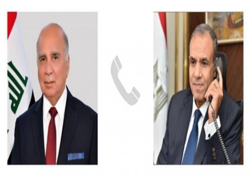 وزيرا الخارجية المصرى والعراقى
