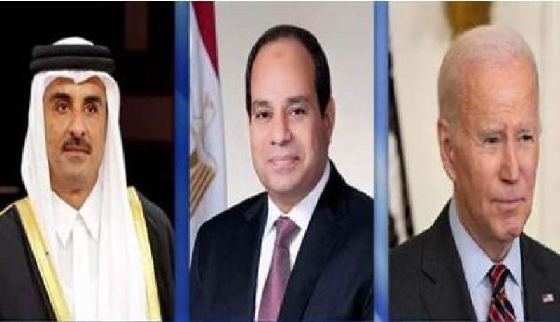 بايدن والسيسى وتميم