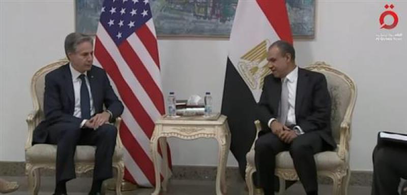 وزير الخارجية ونظيره الأمريكي