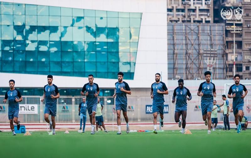 جانب من تدريبات الزمالك