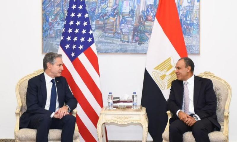 وزيرا خارجية مصر وأمريكا