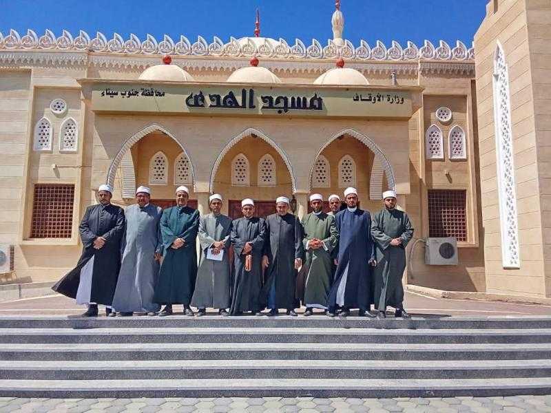 اداره أوقاف مدينه دهب تستقبل القافله الوزاريه الدعوية الحدوديه