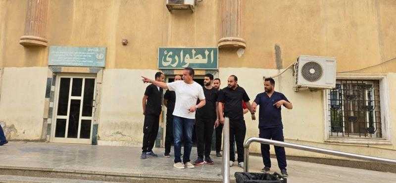 وزير الصحة يتفقد مستشفى البنك الأهلي