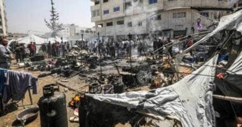 استشهاد طفلة جراء قصف استهدف خيام النازحين في الموصي غرب خان يونس
