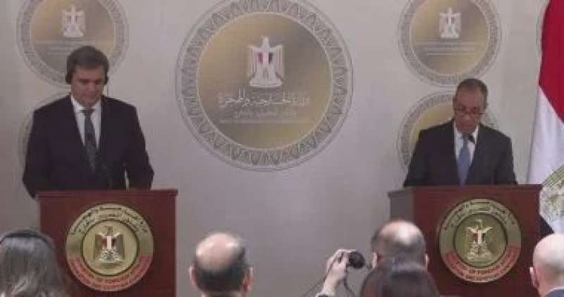وزير الخارجية مع نظيره فى جمهورية الجبل الأسود