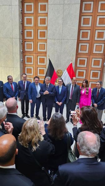 السفارة المصرية في برلين تستضيف لقاء للسيد وزير الاستثمار والتجارة الخارجية مع كبرى الشركات الألمانية