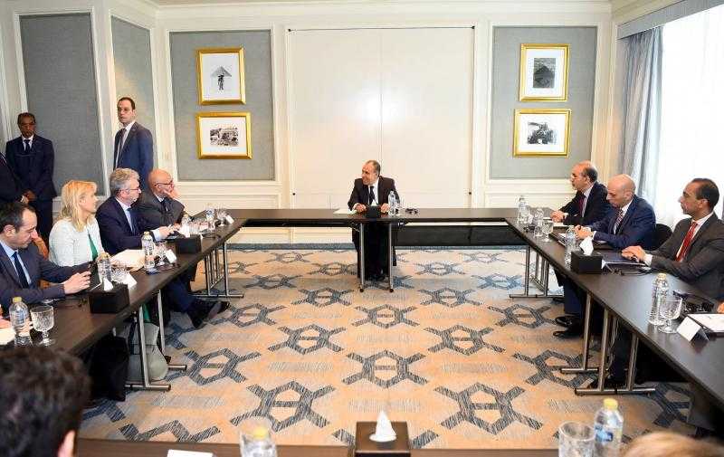 وزير الخارجية والهجرة يلتقى بأعضاء لجنة العلاقات مع دول المشرق بالبرلمان الأوروبى