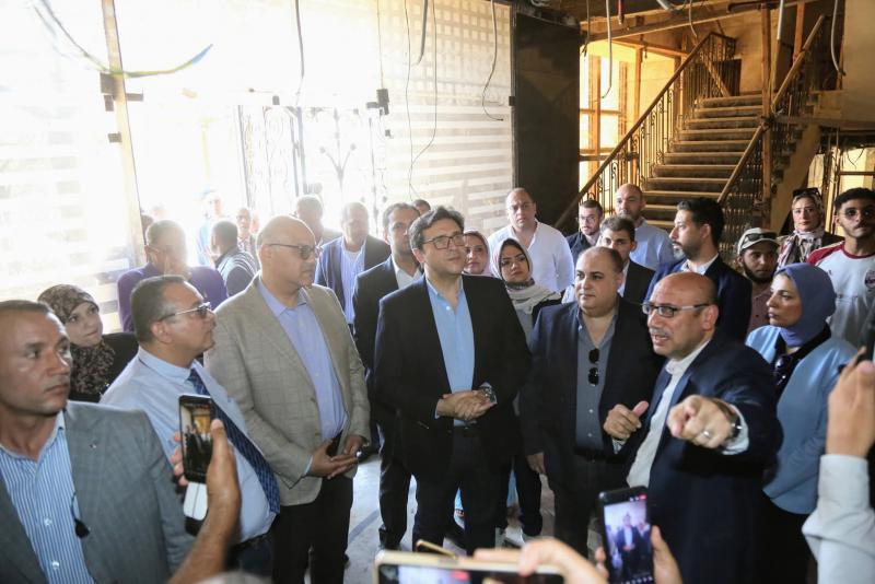 جانب من جولة وزير الثقافة ومحافظ القليوبية