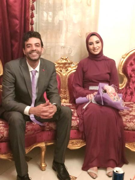 العروسين ياسمين وحمدى