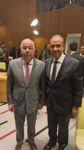 وزير الخارجية والهجرة يلتقي بنظيره البرازيلي