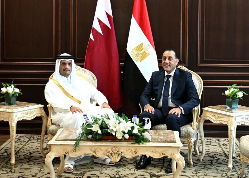 رئيس الوزراء يلتقي نظيره القطري