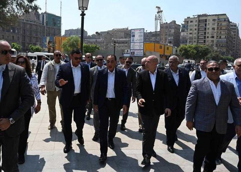 رئيس الوزراء يتفقد مشروع إحياء حديقة الأزبكية التراثية بعد الانتهاء من الأعمال