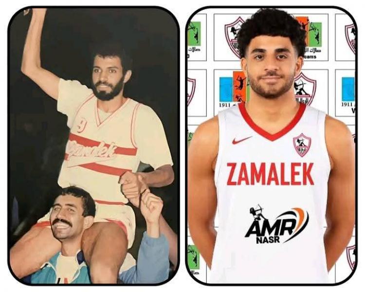 آدم موسى ووالده نجم الزمالك السابق هشام موسى
