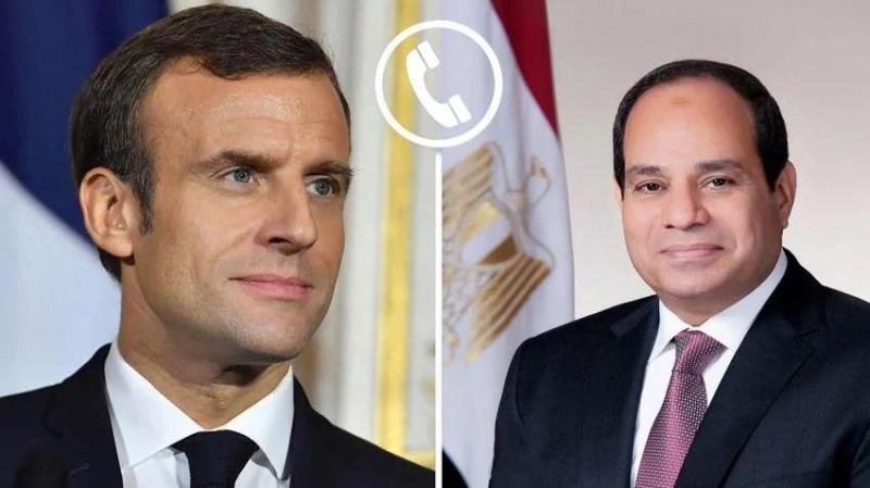 الرئيسان السيسى وماكرون