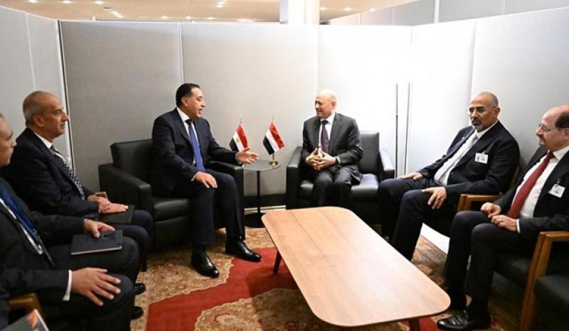 رئيس الوزراء و رئيس مجلس القيادة الرئاسي اليمنى