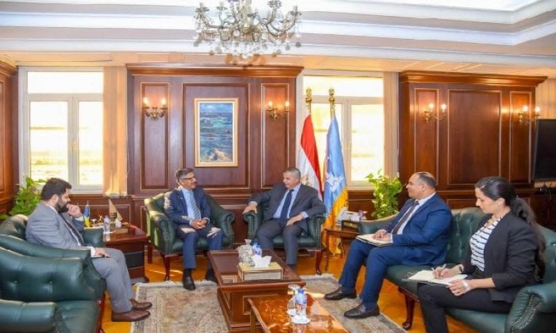 محافظ الإسكندرية يستقبل سفير باكستان