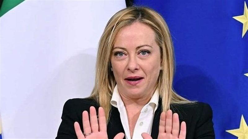 رئيسة وزراء الجمهورية الإيطالية جورجيا ميلوني