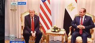 الرئيس السيسى يرحب بالرئيس الأمريكى  وضيوف العالم فى شرم الشيخ