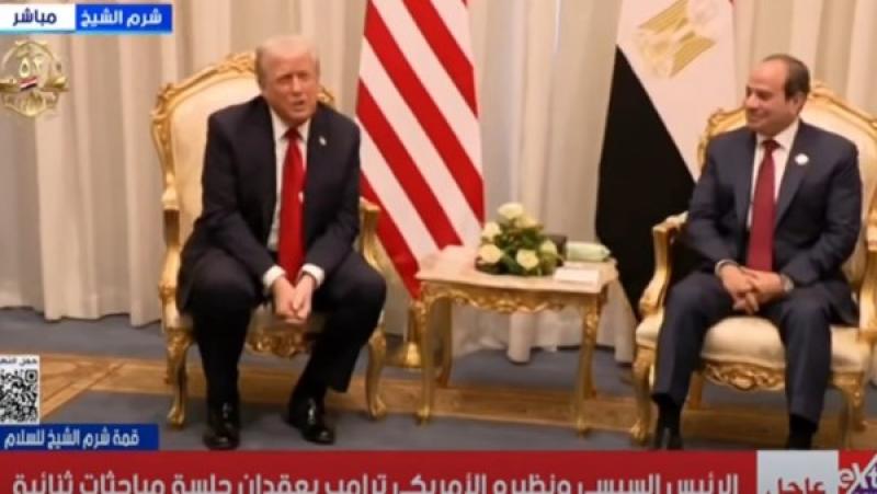 الرئيسان السيسى وترامب 