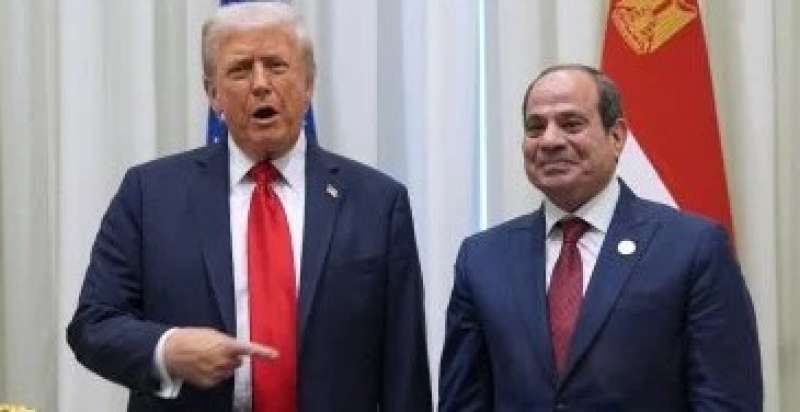 الرئيسان ترامب والسيسى 