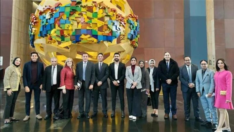 وفد إعلامي مصري يزور مقر وزارة الخارجية الصينية ببكين