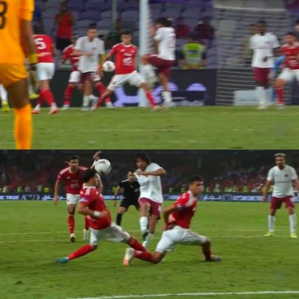 جانب من المباراة