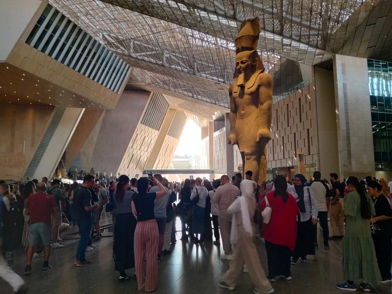 المتحف المصري الكبير اليوم