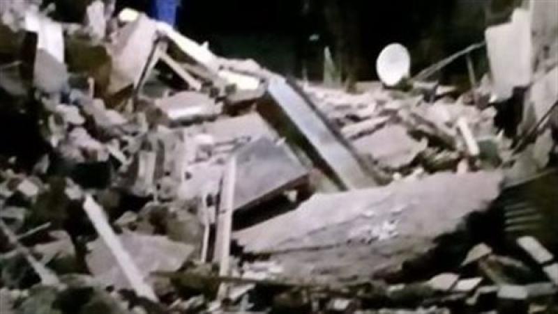 انهيار عقار بمنطقة الجمرك في الإسكندرية مكون من 8 طوابق