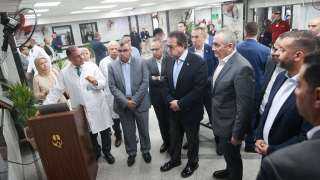 وزير الصحة يفتتح أعمال تطوير أقسام الطوارئ والعيادات بمستشفى المطرية والمعهد القومي للكلى