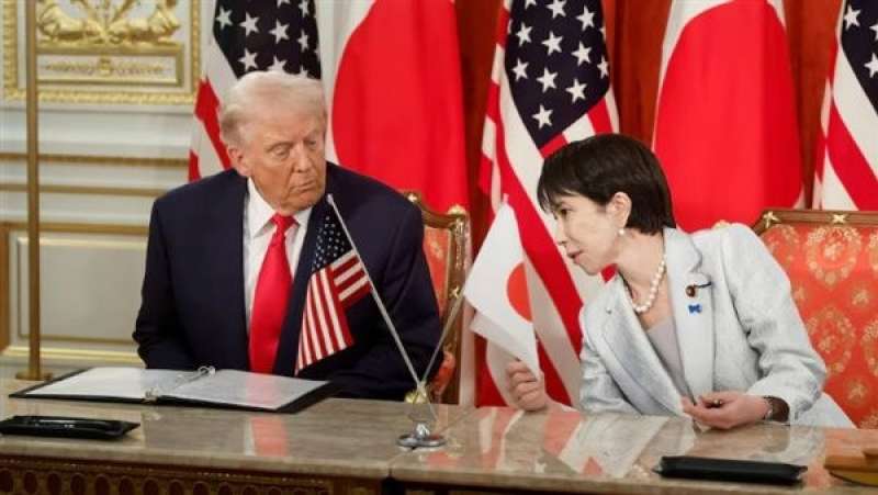 ترامب ورئيسة وزراء اليابان