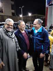 السياسى والكاتب الكبير خلف عبدالراضى يهنيء النائب الحاج خالد رياض على ثقة ابناء الدائرة