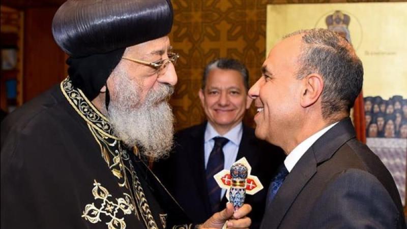 قداسة البابا تواضروس الثانى ووزير الخارجية 