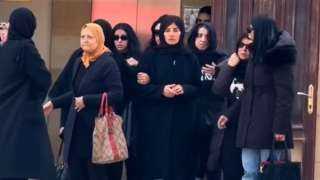 تشييع جنازة شقيق الفنانة زينة بمسجد حسن الشربتلي
