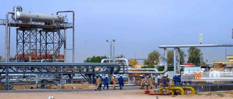 حقل الرميلة فى العراق 