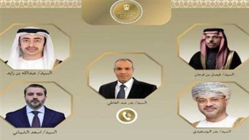 اتصالات مكثفة لوزير الخارجية مع وزراء خارجية السعودية والإمارات وعمان وسوريا