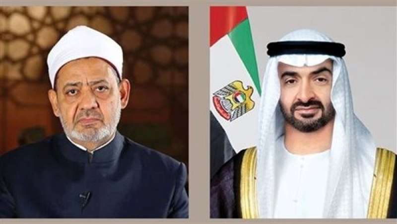 شيخ الأزهر والشيخ محمد بن زايد 