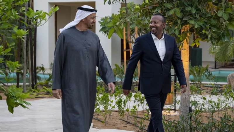 الرئيس الاماراتى الشيخ  محمد بن زايد - رئيس وزراء أثيوبيا  آبى احمد 