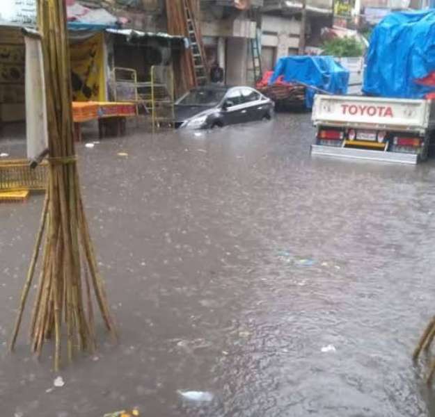 امطار غزيرة على الإسكندرية 