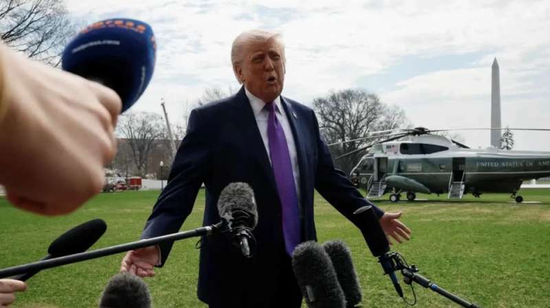 الرئيس الأمريكى  دونالد ترامب 