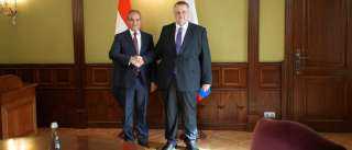 وزير الخارجية يلتقي نائب رئيس الوزراء الروسي في موسكو