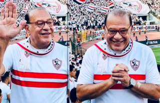 صلاح عبد الله يحتفل بتأهل الزمالك إلى نهائي الكونفدرالية