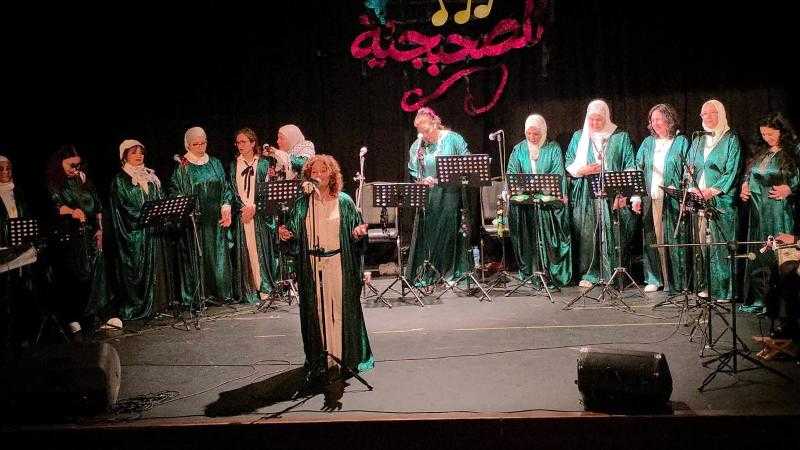 الصحبجية يشعلون حفل الربيع على مسرح قصر ثقافة الأنفوشي وتشاركهم بالغناء مطربة الاوبرا نهلة خليل