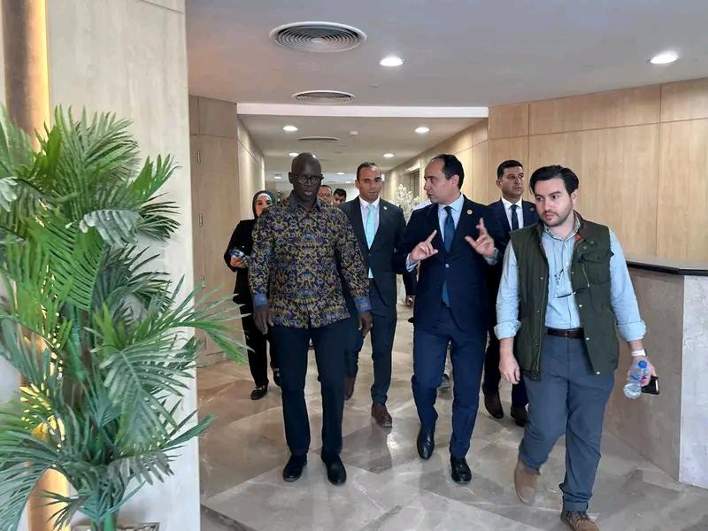 جانب من الزيارة 
