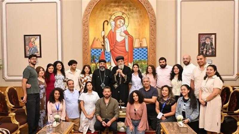 البابا تواضروس الثاني يستقبل مجموعة خدمية من كنائس ناشڤيل بأمريكا