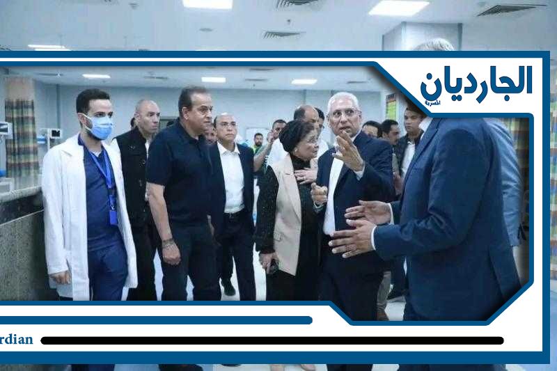 وزير الصحة يتفقد مستشفيي الكبد والجهاز الهضمي والثلاثي الجامعيين بمحافظة المنيا